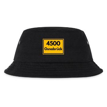ALTE POSTLEITZAHL PLZ 4500 OSNABRÜCK BÜRGERMEISTER - Kinder Bucket Hat - Schwarz - Vorne