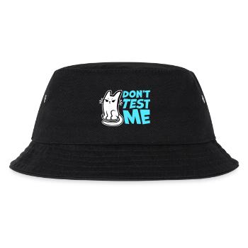 Ne me teste pas, chat coquin, citation drôle : logo - Bob Enfant - noir - Devant