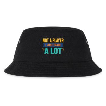Not A Player I Just Trade A Lot Trading Card - Kids’ Bucket Hat - black - Front