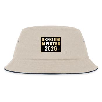 Champion of the Oberliga 2026 Oberliga Champion - Kids’ Bucket Hat - ecru/navy - Front