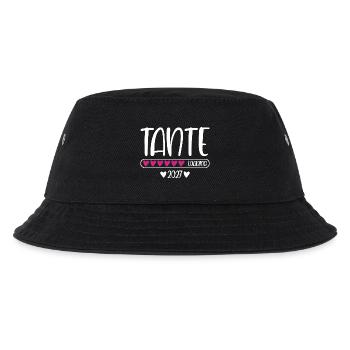 Tante 2027 loading mit Herzchen Ladebalken - Kinder Bucket Hat - Schwarz - Vorne