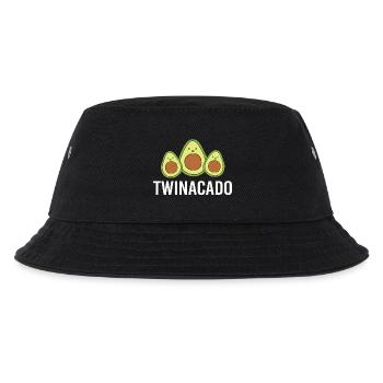 Zwilling Mutter Zwillinge Mama Geschenk - Kinder Bucket Hat - Schwarz - Vorne