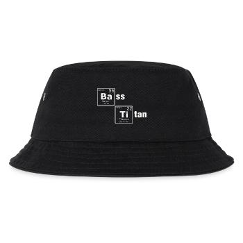 Bass Titan Periodensystem Elemente Nerd - Kinder Bucket Hat - Schwarz - Vorne