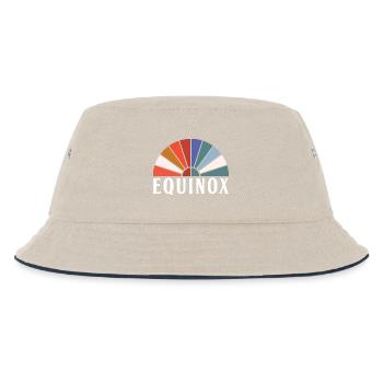 Tagundnachtgleiche Frohe Ostern Ostara Eostre - Kinder Bucket Hat - Natur/Navy - Vorne