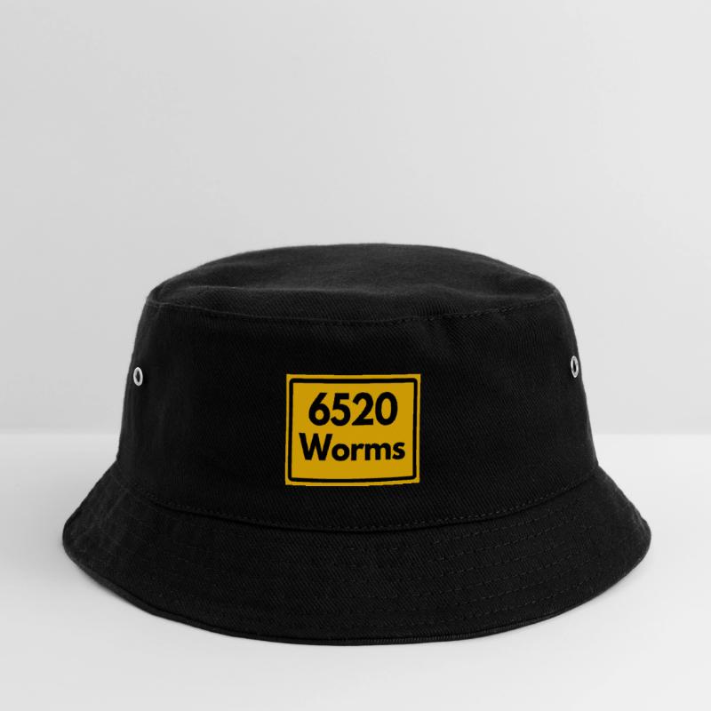 OLD POSTCODE POSTCODE RETRO 6520 WORMS Kids’ Bucket Hat