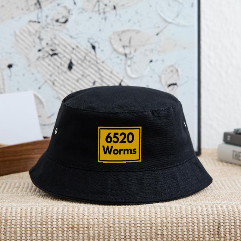 OLD POSTCODE POSTCODE RETRO 6520 WORMS Kids’ Bucket Hat