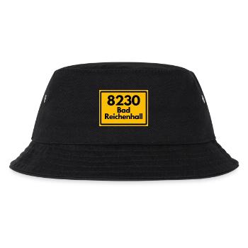 ALTE POSTLEITZAHL RETRO 8230 BAD REICHENHALL HEIMA - Kinder Bucket Hat - Schwarz - Vorne