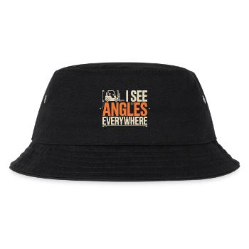I See Angles Everywhere | Forklift driver - Kids’ Bucket Hat - black - Front