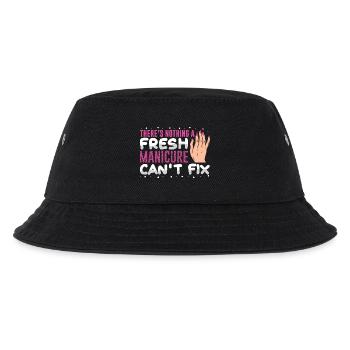 Nail Designer Nail Designer Cosmetics Nail Salon - Kids’ Bucket Hat - black - Front