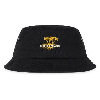 Griechenland - Kinder Bucket Hat - Schwarz - Vorne