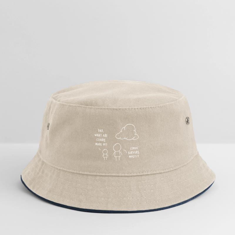 Linux Server Cloud Computing Lustiger Spruch Kinder Bucket Hat