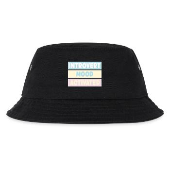 Introvert - Kids’ Bucket Hat - black - Front