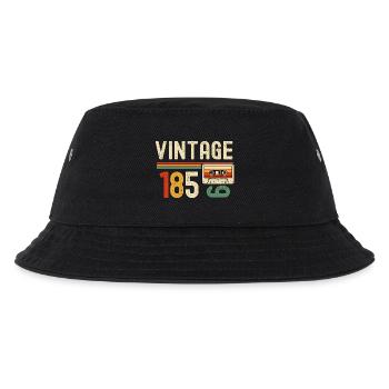 Vintage 1850's Retro Cassette - Kids’ Bucket Hat - black - Front