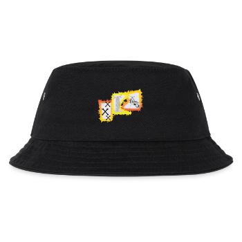 Biker Motorrad Chopper  - Kinder Bucket Hat - Schwarz - Vorne