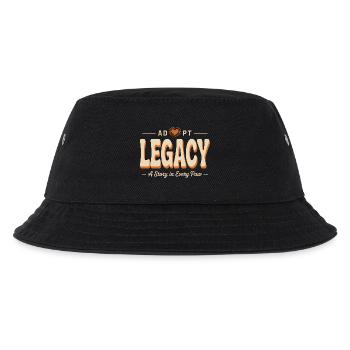 Legacy Paw Adoption Logo - Kids’ Bucket Hat - black - Front