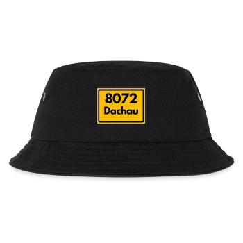 ALTE POSTLEITZAHL 8072 PLZ 85221 DACHAU BAYERN - Kinder Bucket Hat - Schwarz - Vorne
