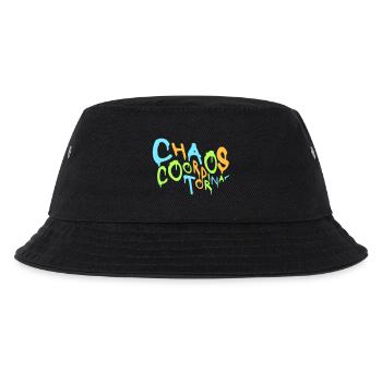 Chaos Coordinator Funny Title Parents Teacher Logo - Kids’ Bucket Hat - black - Front