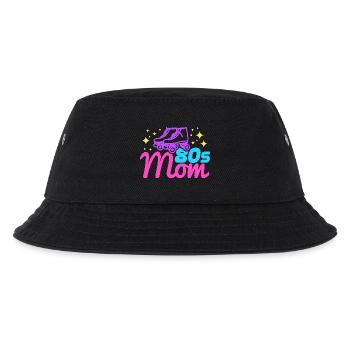 80er Jahre Mutter - Kinder Bucket Hat - Schwarz - Vorne