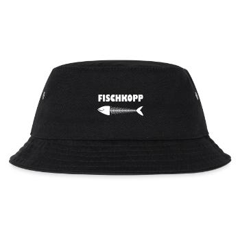 Fischkopp - Kinder Bucket Hat - Schwarz - Vorne