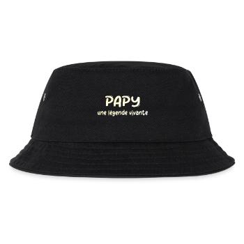 GRANDPA DAD GRANDPA HUMOR GRANDPA JOKE - Kids’ Bucket Hat - black - Front