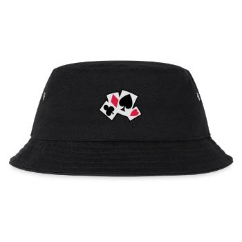 poker cards - Kids’ Bucket Hat - black - Front