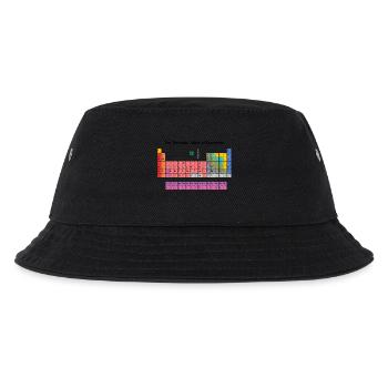 Periodensystem der Elemente (PSE) - Kinder Bucket Hat - Schwarz - Vorne