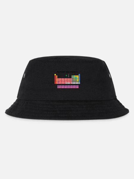 Periodic Table of Elements (PTE) dark - Kids’ Bucket Hat - black