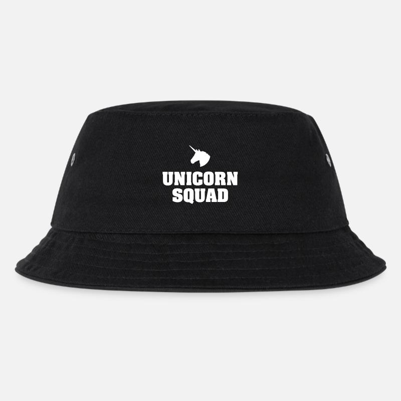 Unicorn squad - Kinder Bucket Hat - Schwarz