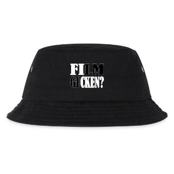Film gucken? - Kinder Bucket Hat - Schwarz - Vorne