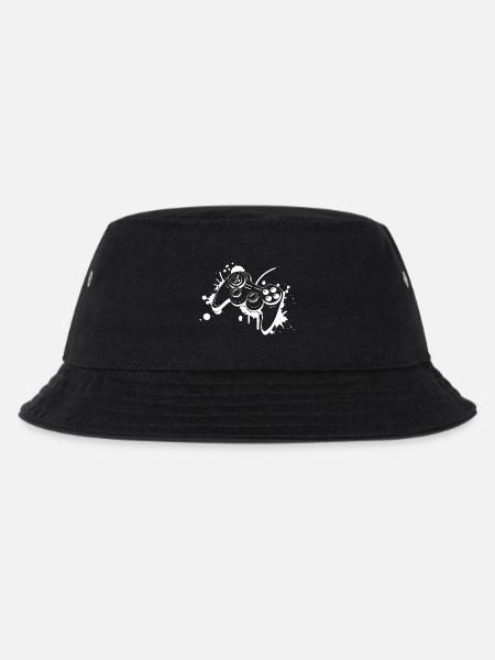 Gamepad Graffiti – stylisches Gamer Artwork - Kinder Bucket Hat - Schwarz
