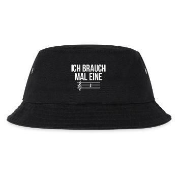 Mal eine Pause machen - Kinder Bucket Hat - Schwarz - Vorne