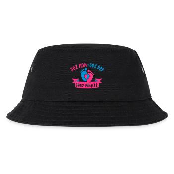 50% Mom 50% Dad 100% Miracle - Kids’ Bucket Hat - black - Front
