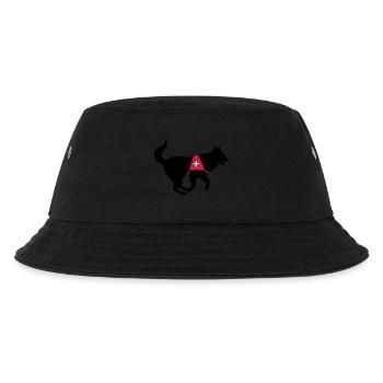 rettungshund_cb - Kinder Bucket Hat - Schwarz - Vorne