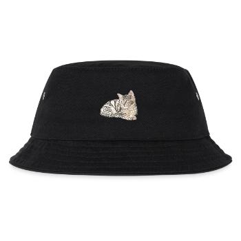 Süsse katze - Kinder Bucket Hat - Schwarz - Vorne