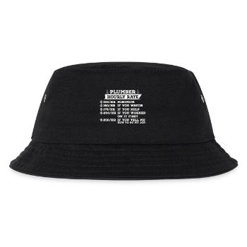 Plumber - Plumber - Gift - Installer - Kids’ Bucket Hat - black - Front