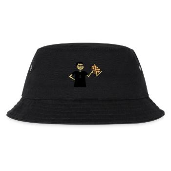 Chess Nerd Hobby Board Game Gift Glasses Cool - Kids’ Bucket Hat - black - Front