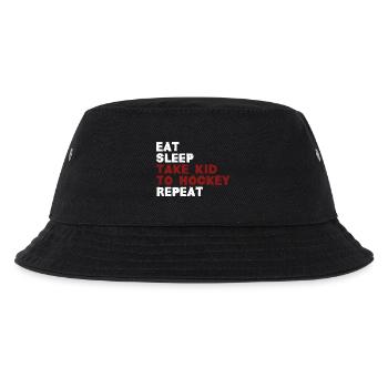 Take kid to hockey - Kids’ Bucket Hat - black - Front