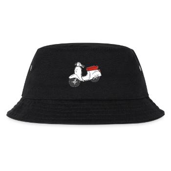Roller Nostalgie Rerto Kult - Kinder Bucket Hat - Schwarz - Vorne