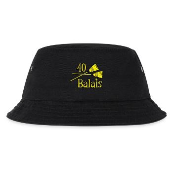 40 years brooms - Kids’ Bucket Hat - black - Front