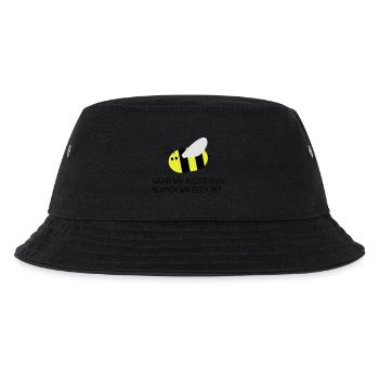 Biene - Rettet die Bienen - Kinder Bucket Hat - Schwarz - Vorne