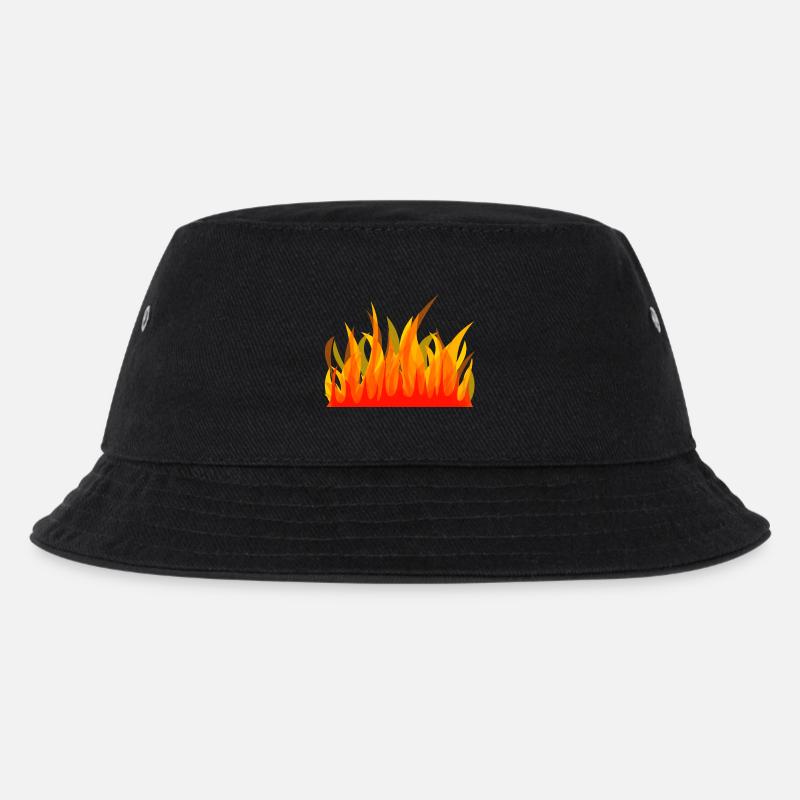 Fire department 1 - Kids’ Bucket Hat - black