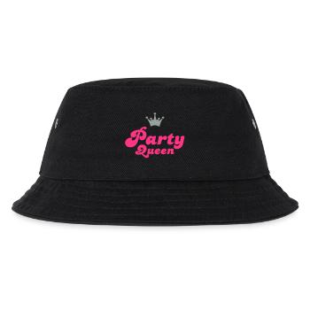 party - Kinder Bucket Hat - Schwarz - Vorne