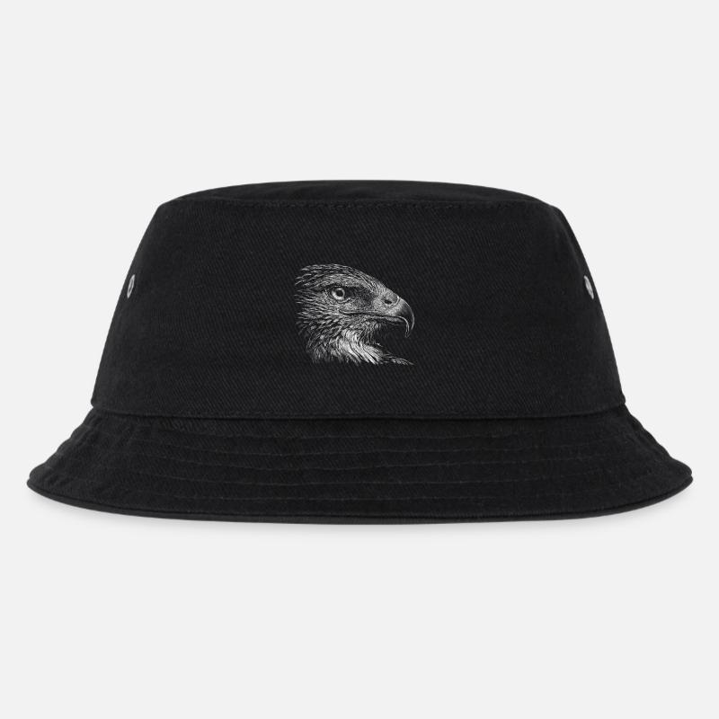 Eagle - Kids’ Bucket Hat - black