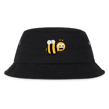 Funny Sweet Bee - Kinder Bucket Hat - Schwarz - Vorne