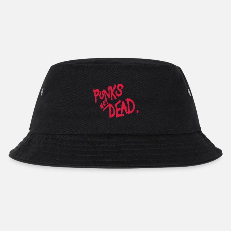Punks not Dead - Kinder Bucket Hat - Schwarz