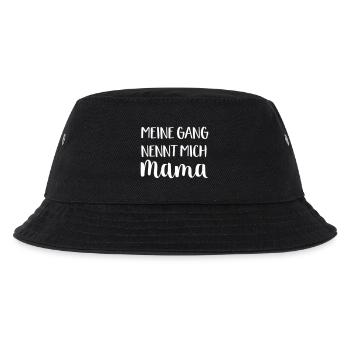 Mama - Kinder Bucket Hat - Schwarz - Vorne