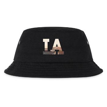 LA - Los Angeles - Kinder Bucket Hat - Schwarz - Vorne