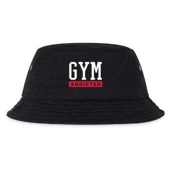 GYM ADDICTED - Kids’ Bucket Hat - black - Front