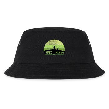 Harz Mountains - Brocken - Wir lieben den Harz - Kinder Bucket Hat - Schwarz - Vorne