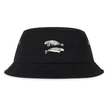 Seekühe: Seemannskühe und Dugong - Kinder Bucket Hat - Schwarz - Vorne
